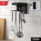 360 Degree Rotating Adhesive Hanging Hook Rack For Kitchen Utensil Storage (1 Pc)